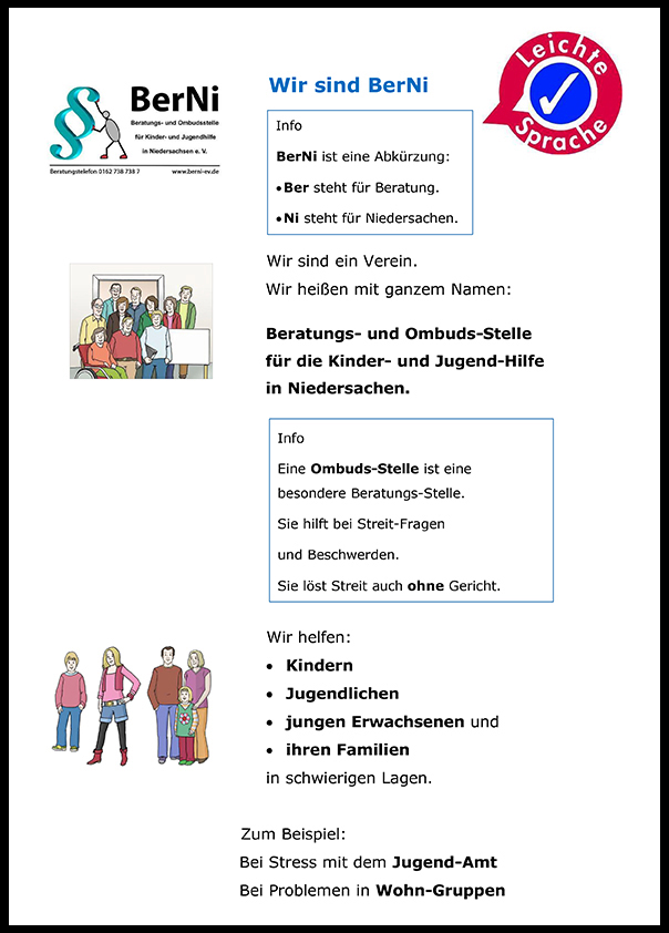 Flyer Seite 1 leichte Sprache